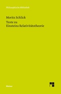 Cover: Texte zu Einsteins Relativit&auml;tstheorie - Meiner