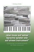 Cover: "Man mu&szlig; auf seiner Sprache spielen wie auf einem Instrument" - K&ouml;nigshausen & Neumann