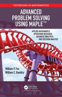 Abbildung von: Advanced Problem Solving Using Maple - Chapman & Hall/CRC