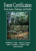 Cover: Forest Certification - CRC Press