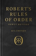Cover: Robert's Rules of Order Newly Revised, Deluxe 12th edition - PublicAffairs,U.S.