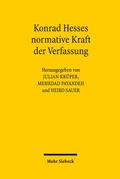 Cover: Konrad Hesses normative Kraft der Verfassung - Mohr Siebeck