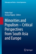 Cover: Minorities and Populism - Critical Perspectives from South Asia and Europe - Springer