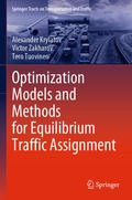Cover: Optimization Models and Methods for Equilibrium Traffic Assignment - Springer