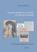 Cover: Russische Kultur im Berlin der Weimarer Republik - Georg Olms Verlag