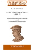 Cover: M. Fabi Quintiliani Institutionis oratoriae liber IX - Weidmannsche Hildesheim