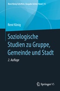 Cover: Soziologische Studien zu Gruppe, Gemeinde und Stadt - Springer VS