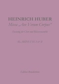 Cover: Missa Ave Verum. Klarinette I und II - BoD - Books on Demand