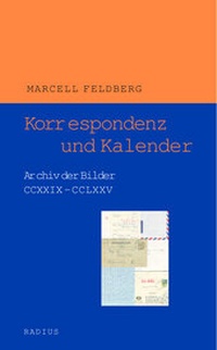 Enlarge image Cover: Korrespondenz und Kalender - Radius