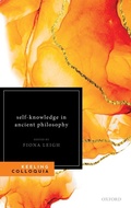Cover: Self-Knowledge in Ancient Philosophy - Oxford University Press