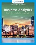 Cover: Business Analytics - South-Western College Publishing