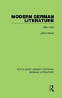Cover: Modern German Literature - Routledge