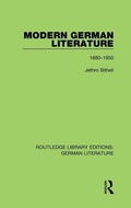 Cover: Modern German Literature - Routledge