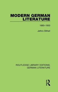 Enlarge image Cover: Modern German Literature - Routledge