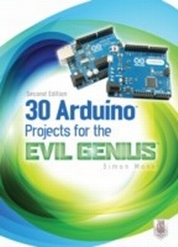 Enlarge image Cover: 30 Arduino Projects for the Evil Genius - McGraw-Hill Education