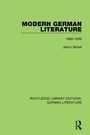 Cover: Modern German Literature - Routledge