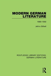 Enlarge image Cover: Modern German Literature - Routledge