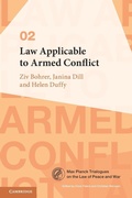 Cover: Law Applicable to Armed Conflict - Cambridge University Press