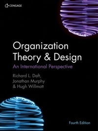 Enlarge image Cover: Organization Theory & Design - Cengage Learning EMEA