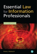 Cover: Essential Law for Information Professionals - Facet Publishing