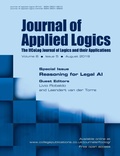 Cover: Journal of Applied Logics - The IfCoLog Journal of Logics and their Applications - College Publications