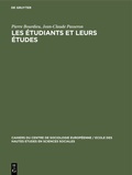 Cover: Les &eacute;tudiants et leurs &eacute;tudes - De Gruyter Mouton