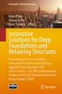 Cover: Innovative Solutions for Deep Foundations and Retaining Structures - Springer