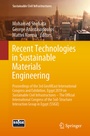 Cover: Recent Technologies in Sustainable Materials Engineering - Springer