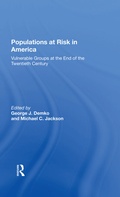 Cover: Populations At Risk In America - Routledge