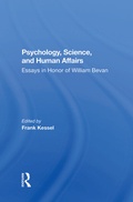 Cover: Psychology, Science, And Human Affairs - Routledge