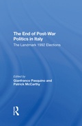 Cover: The End Of Post-War Politics In Italy - Routledge
