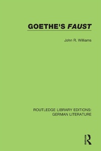Enlarge image Cover: Goethe's Faust - Routledge