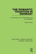 Cover: The Romantic Tradition in Germany - Routledge