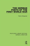 Cover: The German Poets of the First World War - Routledge