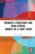 Cover: Thematic Structure and Para-Syntax: Arabic as a Case Study - Routledge