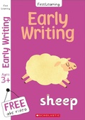 Cover: Writing workbook for Ages 3-5 (Book 1)This preschool activity book includes a free abc video - Scholastic