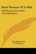 Cover: Brief Memoir Of A Wife - Kessinger Publishing