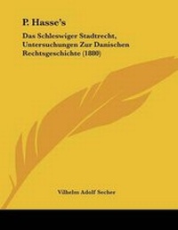 Abbildung von: P. Hasse's - Kessinger Publishing
