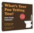 Cover: What's Your Poo Telling You? 2021 Daily Calendar - Chronicle Books