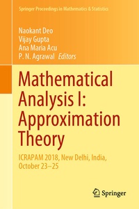 Enlarge image Cover: Mathematical Analysis I: Approximation Theory - Springer