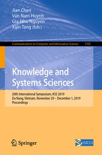 Enlarge image Cover: Knowledge and Systems Sciences - Springer