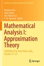 Cover: Mathematical Analysis I: Approximation Theory - Springer