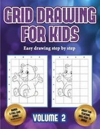 Enlarge image Cover: Easy drawing step by step (Grid drawing for kids - Volume 2) - Best Activity Books for Kids