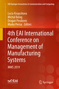 Cover: 4th EAI International Conference on Management of Manufacturing Systems - Springer