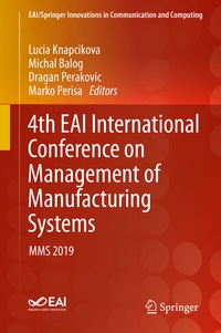 Abbildung von: 4th EAI International Conference on Management of Manufacturing Systems - Springer