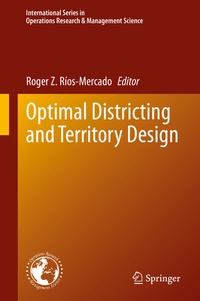 Abbildung von: Optimal Districting and Territory Design - Springer