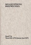 Cover: Melanchthons Briefwechsel / Band T 16: Texte 4530-4790 (Januar-Juni 1547) - frommann-holzboog
