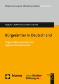 Cover: B&uuml;rger&auml;mter in Deutschland - Nomos
