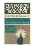 Cover: The Making of an Adult Educator - Missouri Partners Publishing