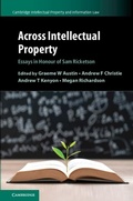 Cover: Across Intellectual Property - Cambridge University Press